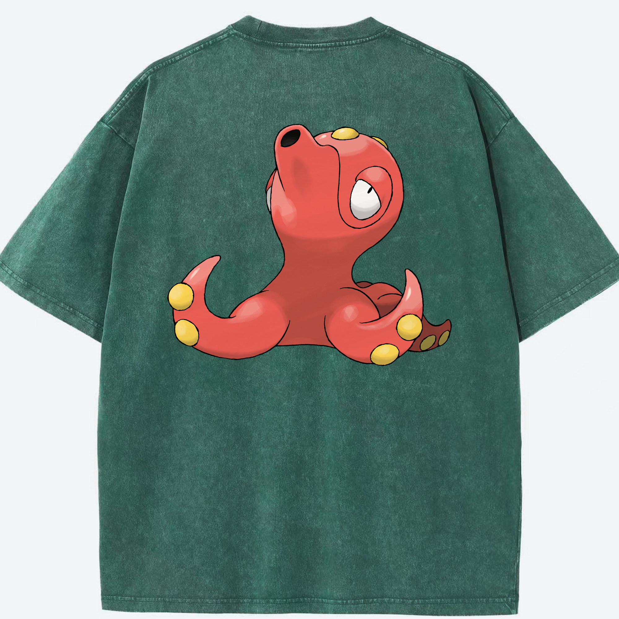 （画像用） ポケットモンスター Pokémon 綿100% ヴィンテージ風 半袖Tシャツ（背面プリント）